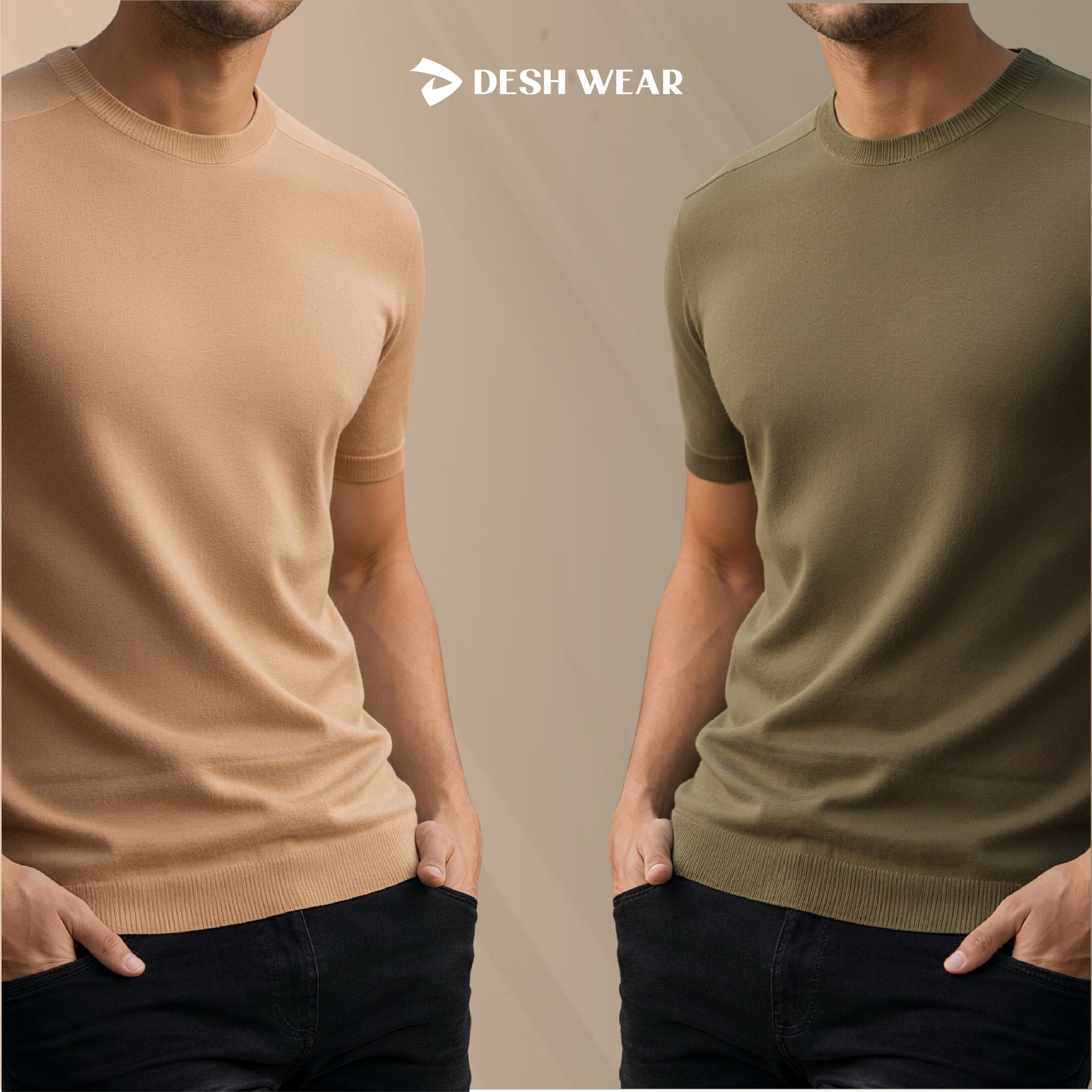 Mock Nack (Boil Olive-Beige)