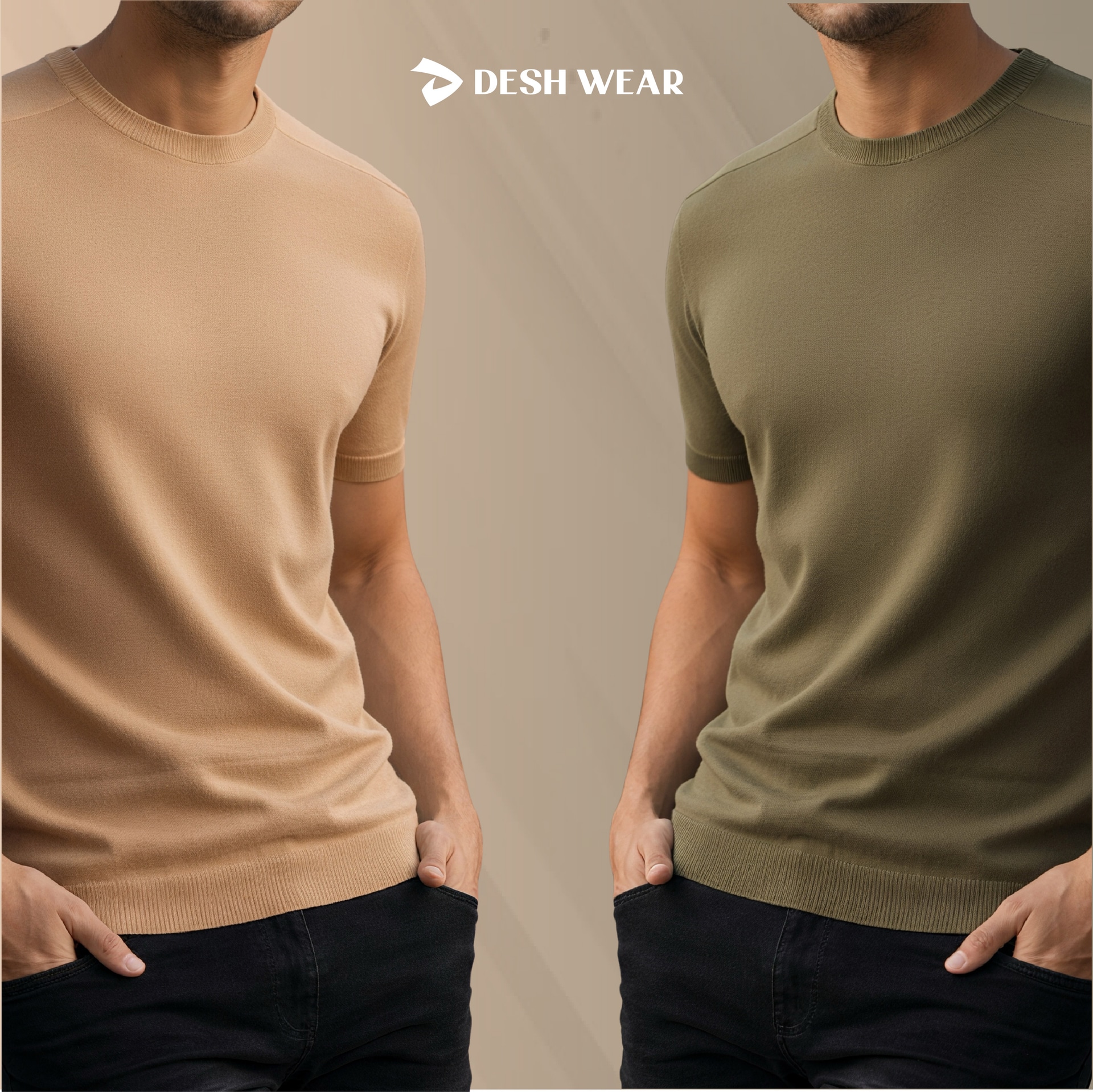 Mock Nack (Boil Olive-Beige)