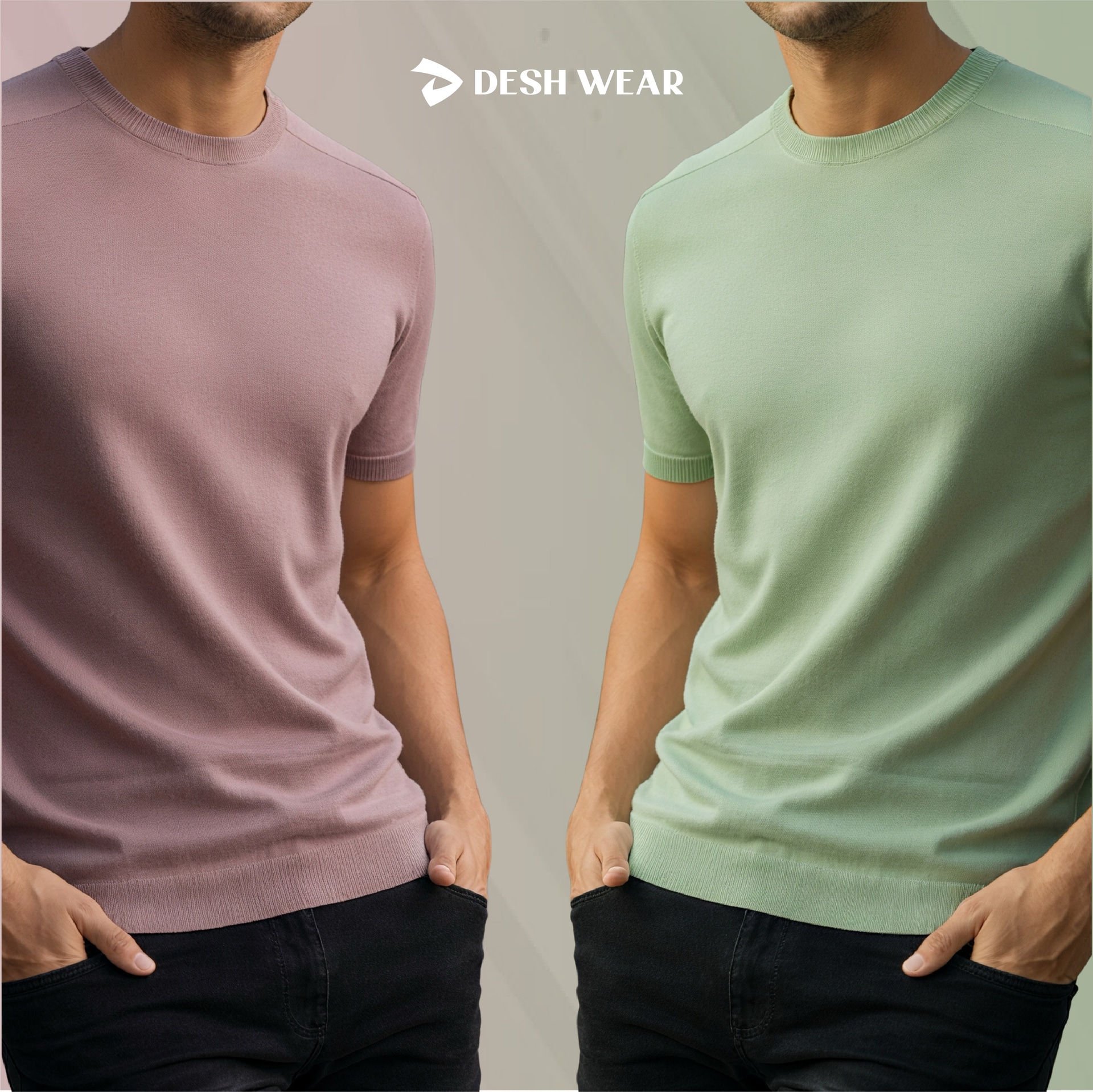 Mock Neck (Brick-Lemon)