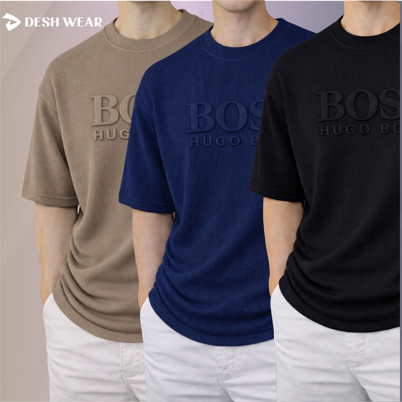 Boss (Biscuit-Petrol Blue-Black)