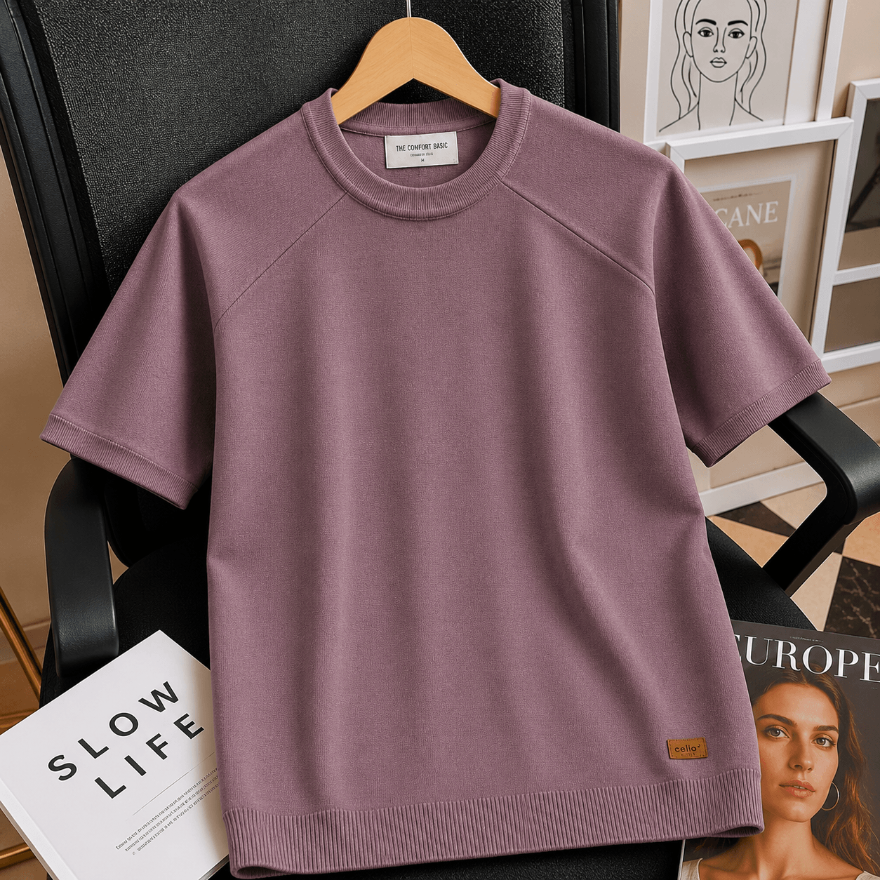 Mock Neck (Brick)