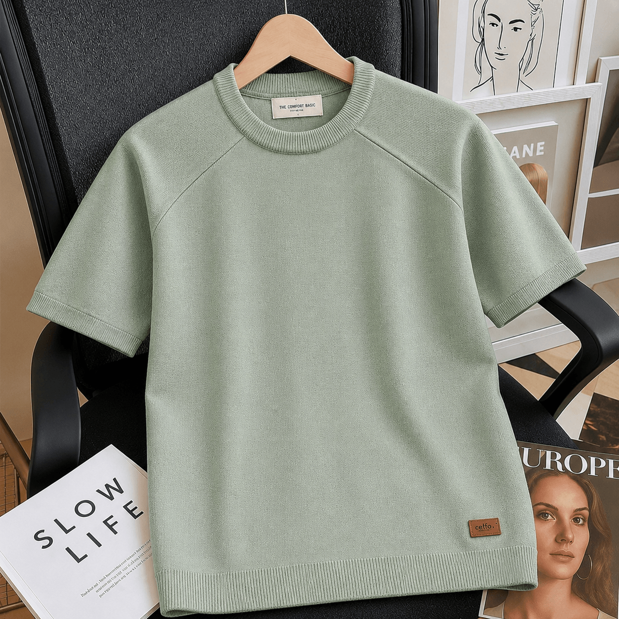 Mock Neck (Lemon)