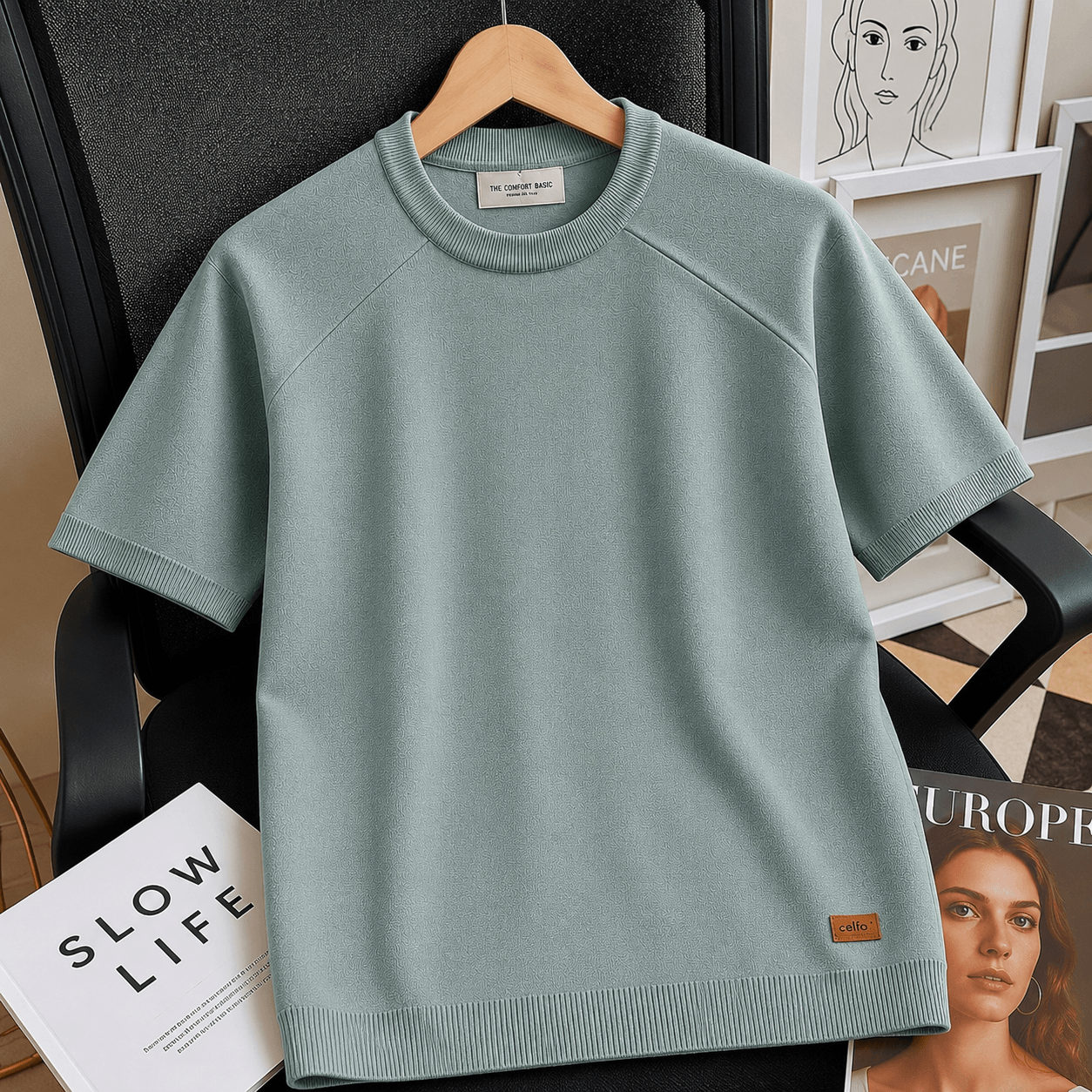 Mock Neck (Pastle)